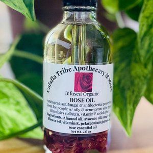 2 oz. Infused Organic Rose Face Oil